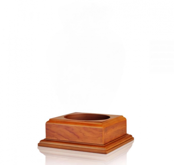 Gleaming Blue Urn